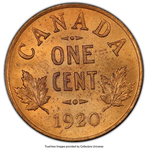 1920 canadian penny coin value